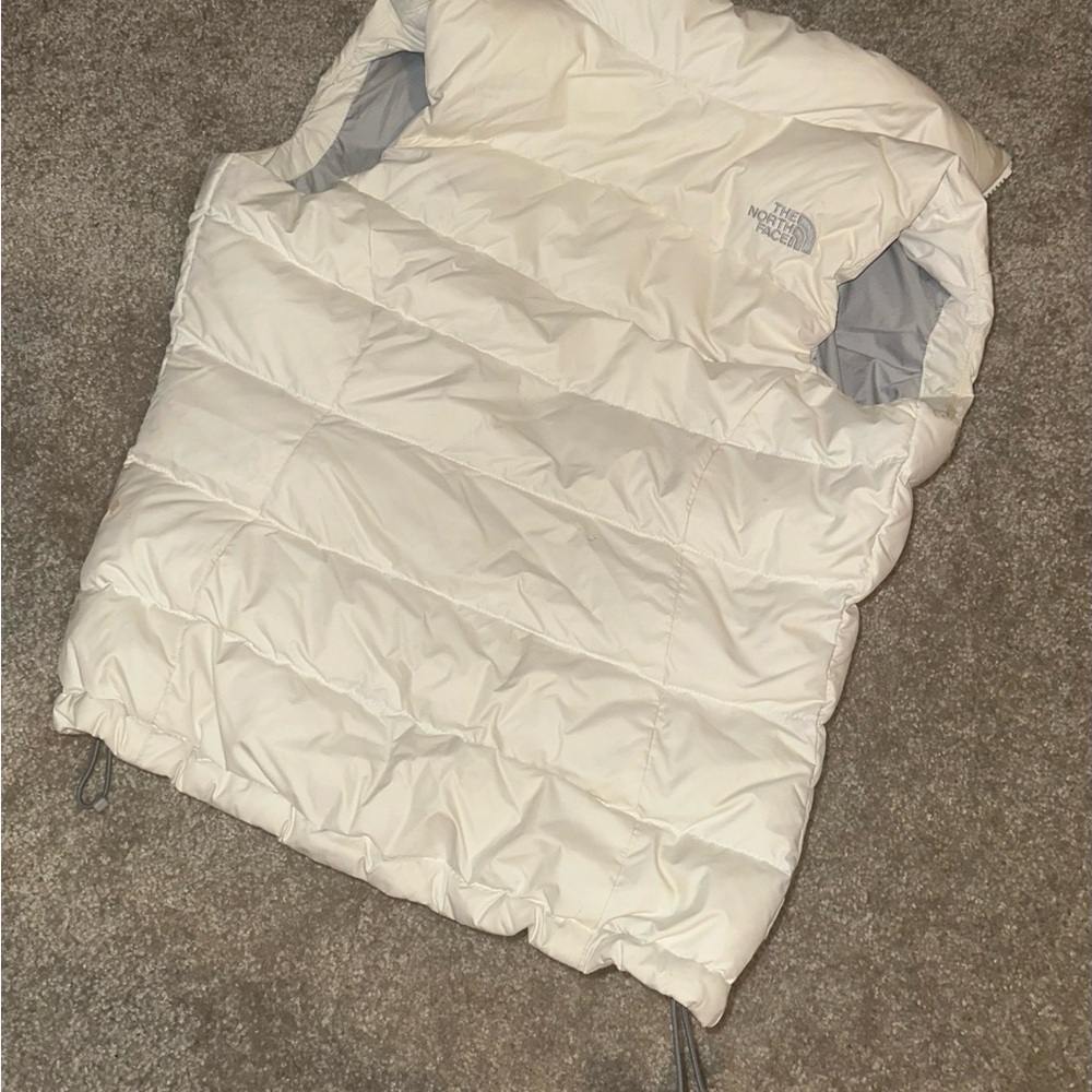 The North Face Cream Puffer Vest